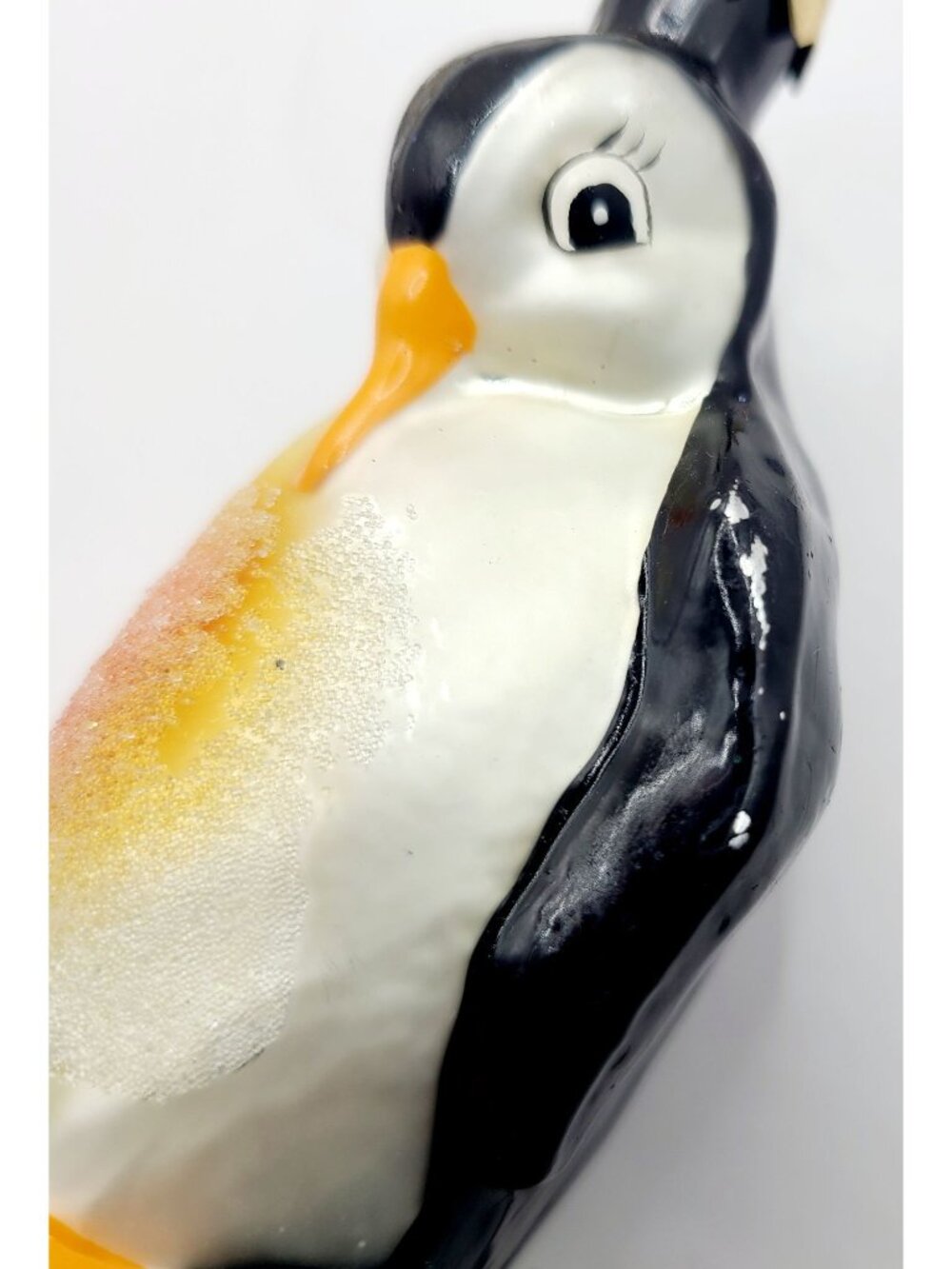 Radko ARTIC ANTIC Stacked Penguins Totem Glass Snow Christmas Ornament Large - Picture 7 of 9
